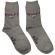 The Beatles - Help! Uni Grey Socks (Eu 40-45) The Beatles - Help! Uni Grey Socks (Eu 40-45)