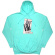 David Bowie - Concert 83 Uni Green Hoodie David Bowie - Concert 83 Uni Green Hoodie