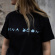 Dina Ögon - T-Shirt Black - Blue Logo M