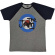 The Jam - Vintage Logo Uni Grey/Navy Raglan: 