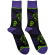 Rob Zombie - Skull Green/Purple Bl Socks (Eu 40-45) Rob Zombie - Skull Green/Purple Bl Socks (Eu 40-45)