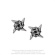 Metallica - Ninja Star Earring Metallica - Ninja Star Earring