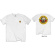 Guns N Roses - F&B Packaged Classic Logo Uni Wht S Guns N Roses - F&B Packaged Classic Logo Uni Wht S