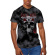 Guns N Roses - Flower Skull Uni Grey Dip-Dye S Guns N Roses - Flower Skull Uni Grey Dip-Dye S