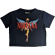 Nirvana - Angelic Lady Navy Crop Top: Nirvana - Angelic Lady Navy Crop Top: