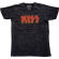 Kiss - Classic Logo Snow Wash Uni Bl Kiss - Classic Logo Snow Wash Uni Bl