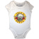Guns N Roses - Classic Logo Toddler Wht Babygrow Guns N Roses - Classic Logo Toddler Wht Babygrow
