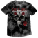 Guns N Roses - Flower Skull Boys T-Shirt Grey Dip-Dye Guns N Roses - Flower Skull Boys T-Shirt Grey Dip-Dye