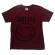 Nirvana - Happy Face Boys T-Shirt Maroon Nirvana - Happy Face Boys T-Shirt Maroon