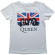 Queen - Vtge Union Jack Boyst-Shirt Wht Queen - Vtge Union Jack Boyst-Shirt Wht