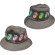 Rolling Stones - Multi Tongue Pattern Grey Bucket Hat Rolling Stones - Multi Tongue Pattern Grey Bucket Hat