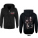 Motley Crue - 40 Years F&B Uni Bl Zip Hoodie Motley Crue - 40 Years F&B Uni Bl Zip Hoodie