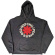 Red Hot Chili Peppers - Classic Asterisk Uni Char Hoodie Red Hot Chili Peppers - Classic Asterisk Uni Char Hoodie