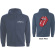 Rolling Stones - Classic Tongue Navy Zip Hoodie Rolling Stones - Classic Tongue Navy Zip Hoodie