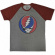 Grateful Dead - Syf Classic Grey/Red Raglan T-Shirt Grateful Dead - Syf Classic Grey/Red Raglan T-Shirt