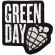 Green Day - Stacked Logo & Grenade Woven Patch Green Day - Stacked Logo & Grenade Woven Patch