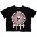 Black Sabbath - Hypnotic Skull Lady Bl Crop Top Black Sabbath - Hypnotic Skull Lady Bl Crop Top