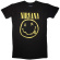 Nirvana - Yellow Happy Face Lady Bl T-Shirt Dress Nirvana - Yellow Happy Face Lady Bl T-Shirt Dress